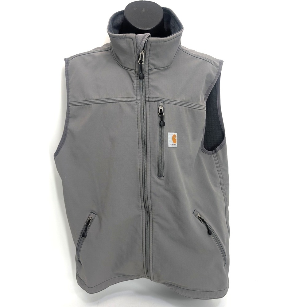 Carhartt Denwood Soft Shell Charcoal Vest - 102219 - Men's size M Regular - Picture 2 of 16